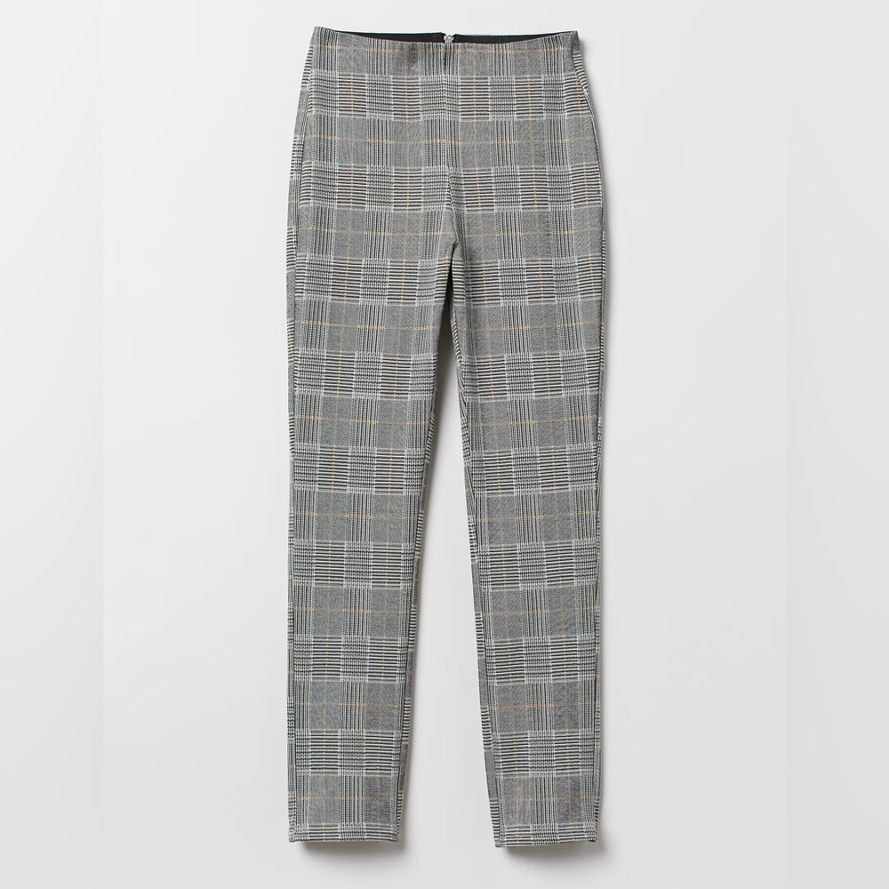 🌟2/$10🌟 H&M Plaid Pants w/ Elastic Waistband and Zipper